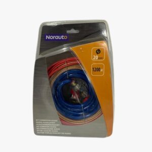 NORAUTO Kit di collegamento Set di cavi da 20 mm2 completo di cavo per altoparlanti