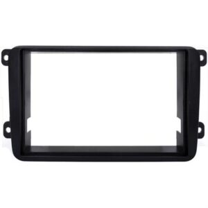 MASCHERINA AUTORADIO SKODA OCTAVIA 2009/2013 NERO LUCIDO 2 DIN