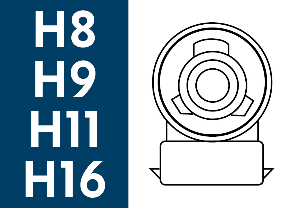 PHONOCAR Lampade LED H8,H9,H11,H16 - LENS SERIES - immagine 2